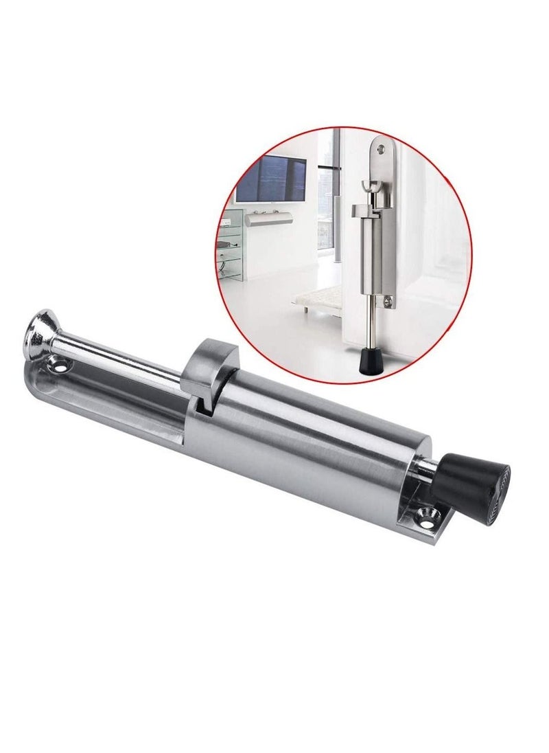 dingchi - Heavy Duty Door Stopper Zinc Alloy Soft Rubber Foot Spring Loaded Easily Step-On Door Stoppers Holder Stainless Steel Telescopic Door retainer(100pcs) - Image 1