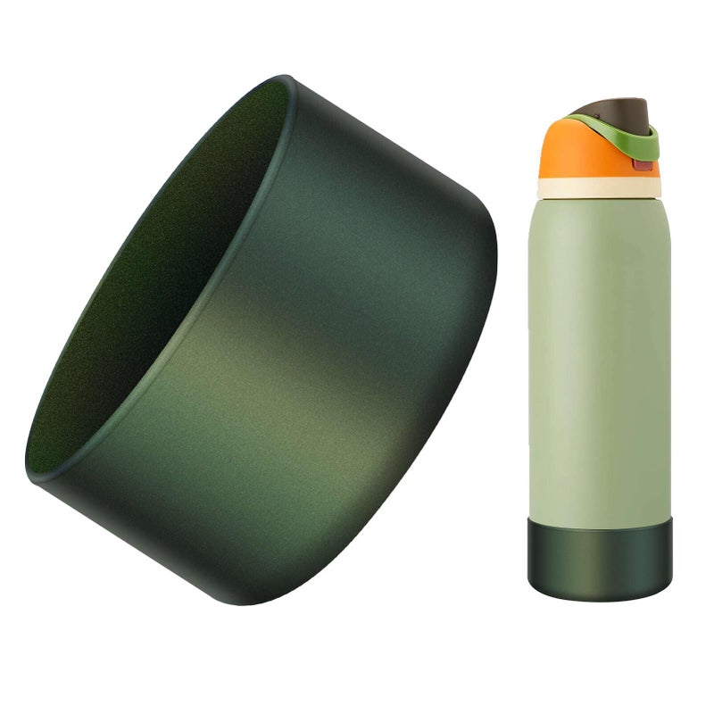 BKBY Chameleon Silicone Water Bottle Boot, Compatible with Owala 24oz 32oz 40oz, Gradient Matte Luster Cup Sleeve Bottom Cover for FreeSip, Twist, or Flip Stainless Steel Water Bottles - Image 1