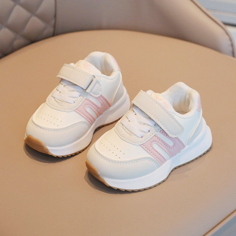 Kids Soft Sole Sneakers Spring New Anti-Slip Casual Shoes 892 pink