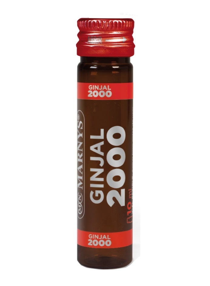 Marnys Ginjal 2000 - Royal Jelly - Korean Ginseng & Vitamin C - Energy - Immunity & Mental Focus Support - 20 Drinkable Vials - Image 2