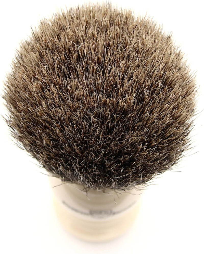 Edwin Jagger 1EJ877 Medium Best Badger Shaving Brush Imitation Ivory for use with Shaving Cream or Soap for Men - Image 3