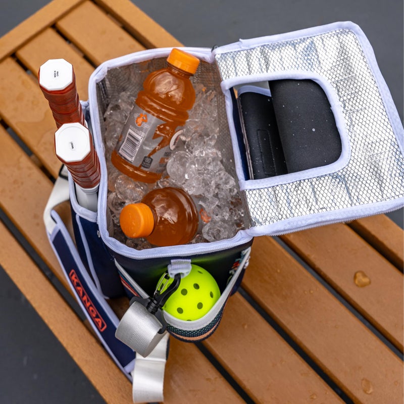 Kanga Pickleball Cooler Bag â€“ Insulated Drink & Gear Tote Holds 1â€“2 Paddles, 12-Pack Capacity, Leakproof Liner, Smart Storage for Pickleball Accessories, Men & Women Picklepall Tote Bag - Image 4