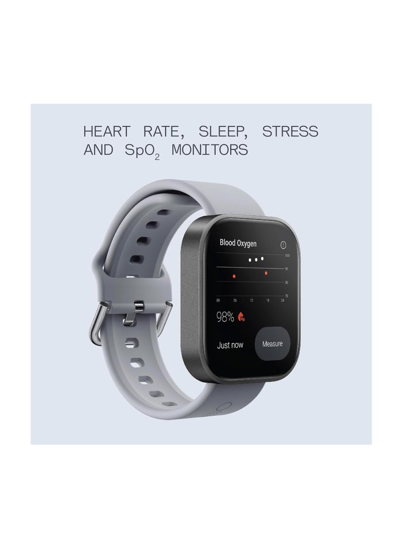 cmf by NOTHING Watch Pro Smartwatch With Bluetooth Calling, AMOLED Display, IP68 Water Resistant Dark Grey - Image 4