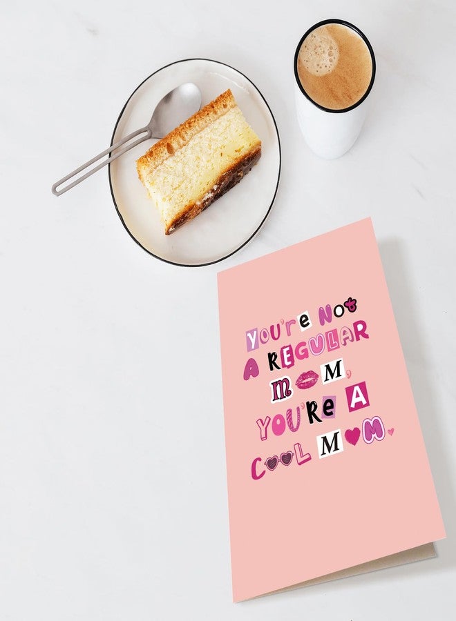 Chenive Funny Mother's Day Card, Humorous Mother's Day Card for Mom Sister Friend, Mother's Day Card Gifts for Her, Not A Regular Mom You're A Cool Mom - Image 4