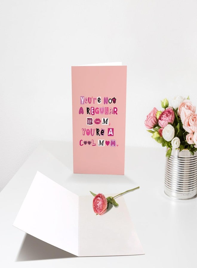 Chenive Funny Mother's Day Card, Humorous Mother's Day Card for Mom Sister Friend, Mother's Day Card Gifts for Her, Not A Regular Mom You're A Cool Mom - Image 3