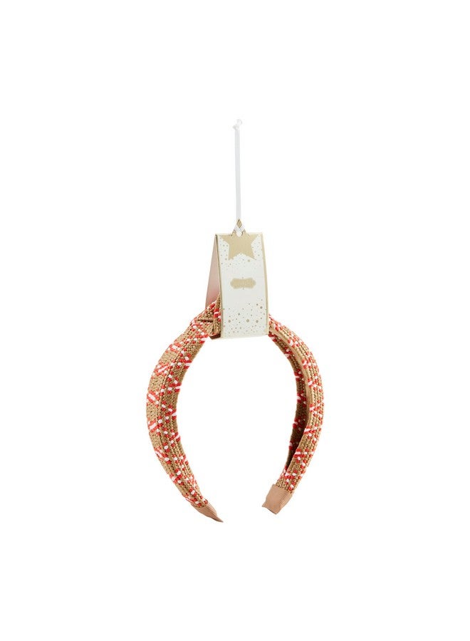 mud pie Women'S Raffia Woven Headband Pink One Size Fits Most