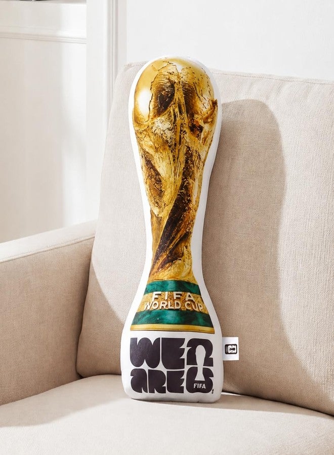 MESUCA FIFA 2026 World Cup Trophy Plush Pillow, 14.5Inch Real Size Officially Licensed Souvenir Plush Toys for Bedding, Home Decoration, Kids Gift, World Cup 2026 Merchandise Fan Accessory - Image 1