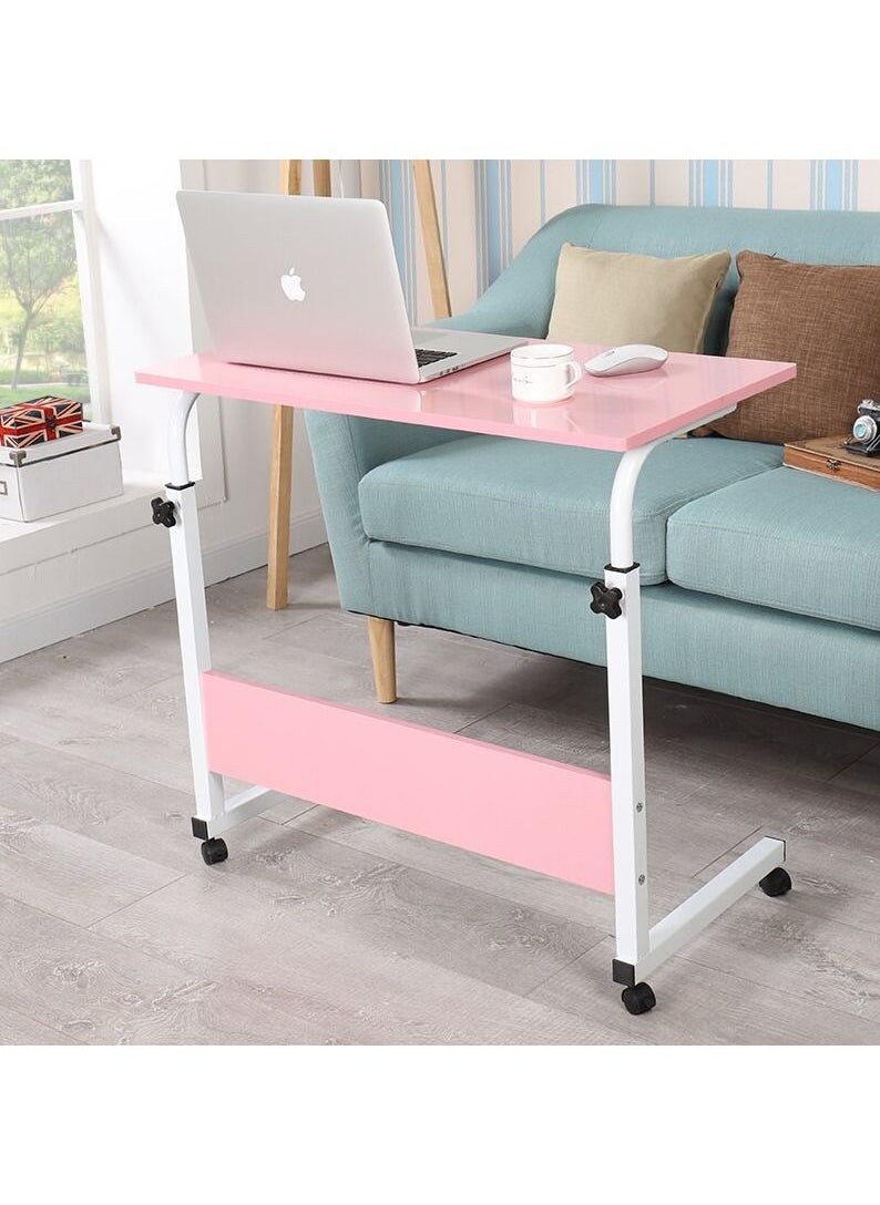 Generic - Adjustable Height Beside Computer Desk Cart Stand with Lockable Wheel Storage - Image 1