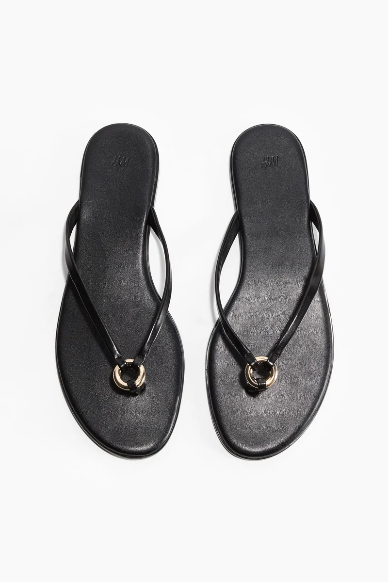 H&M Ring-Detail Flip-Flops
