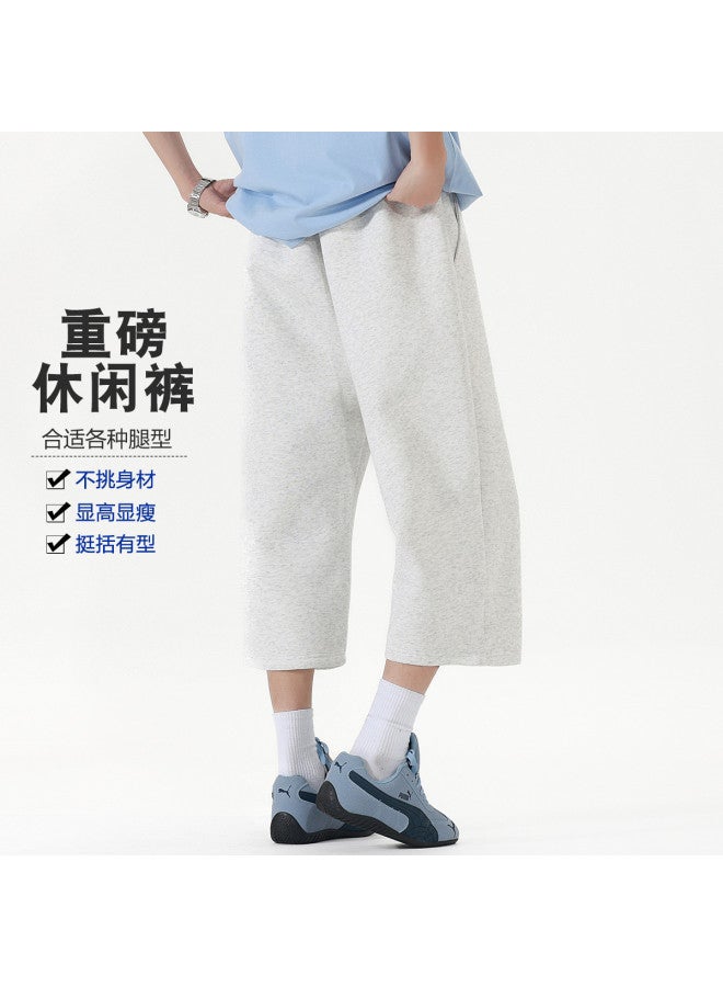 Baleno Youth Seven-pants Summer Simple Comfortable Fashion Printed Versatile Casual Joggers Drawstring Straight Loose Fit - Image 5