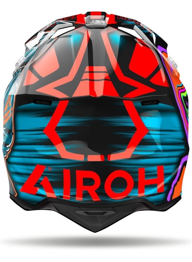 Airoh خوذة ورااب سايبر أورانج لامعة M - Image 3