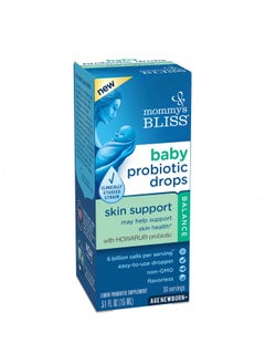 Mommy's Bliss Baby Probiotic Drops Skin Health Support, 6 Billion Cells per Serving, Age: Newborn & Up, 15 ML (30 Servings) - pzsku/ZDBBEC3CE89D00D47C7C5Z/45/_/1732278148/a680293b-2fba-4bde-8e08-82760872084b