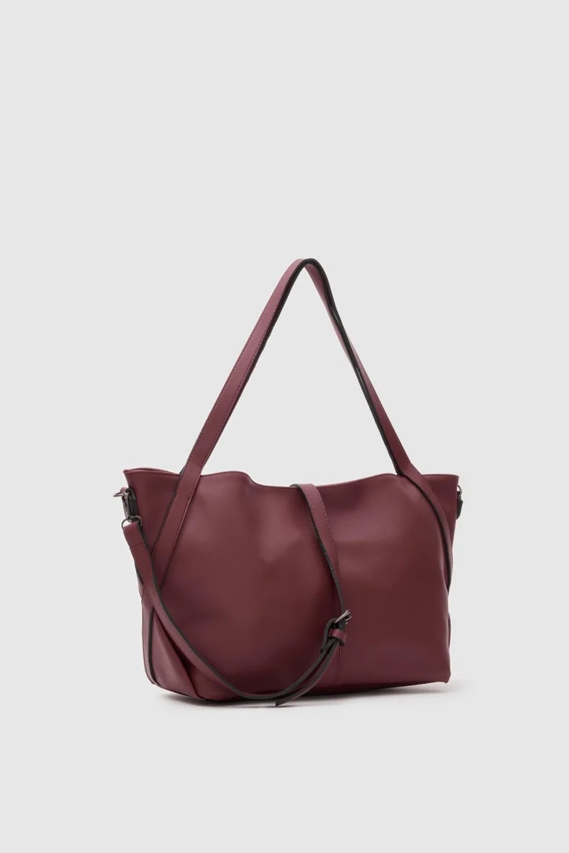 Shule Bags Basic Shoulder Bag Marguet Claret Red