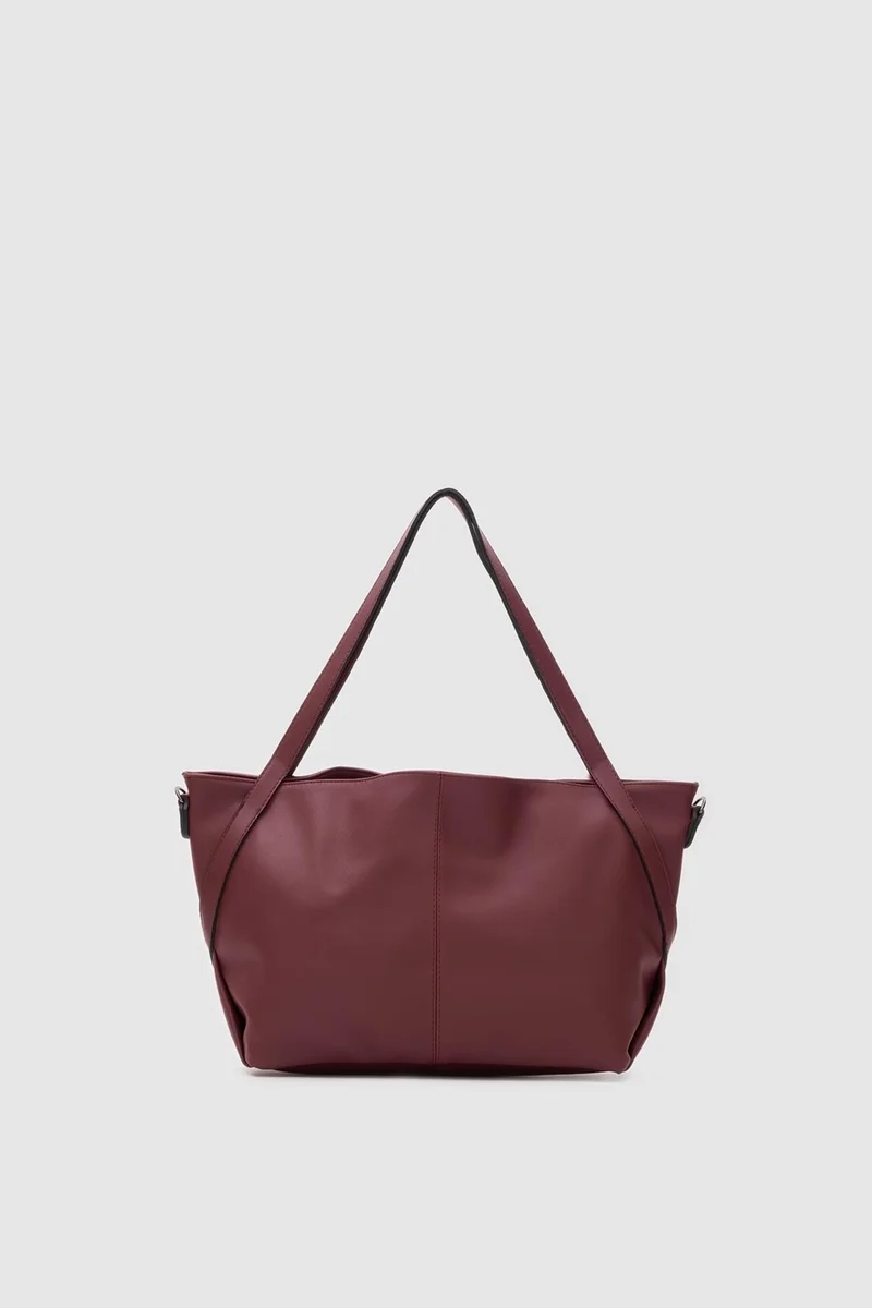 Shule Bags Basic Shoulder Bag Marguet Claret Red