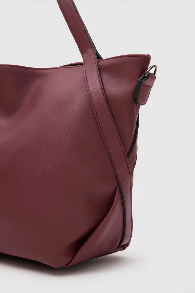 Shule Bags Basic Shoulder Bag Marguet Claret Red