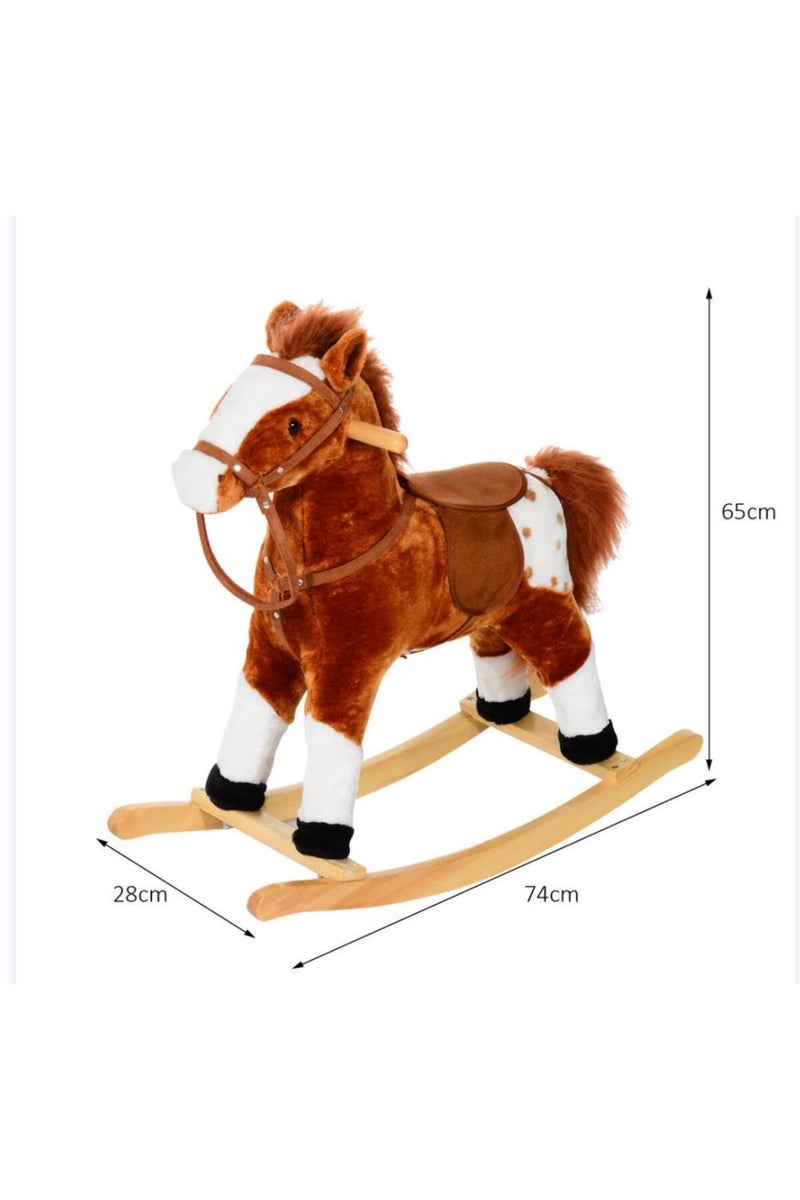 REXA Rocking Horse Plush Toy for Kids - Image 3