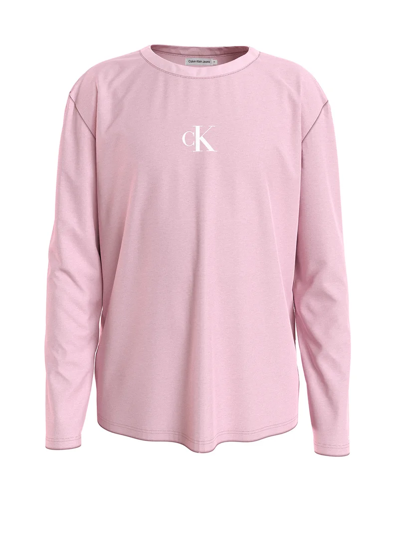 Calvin Klein Jeans Kids Graphic Crew Neck T-Shirt