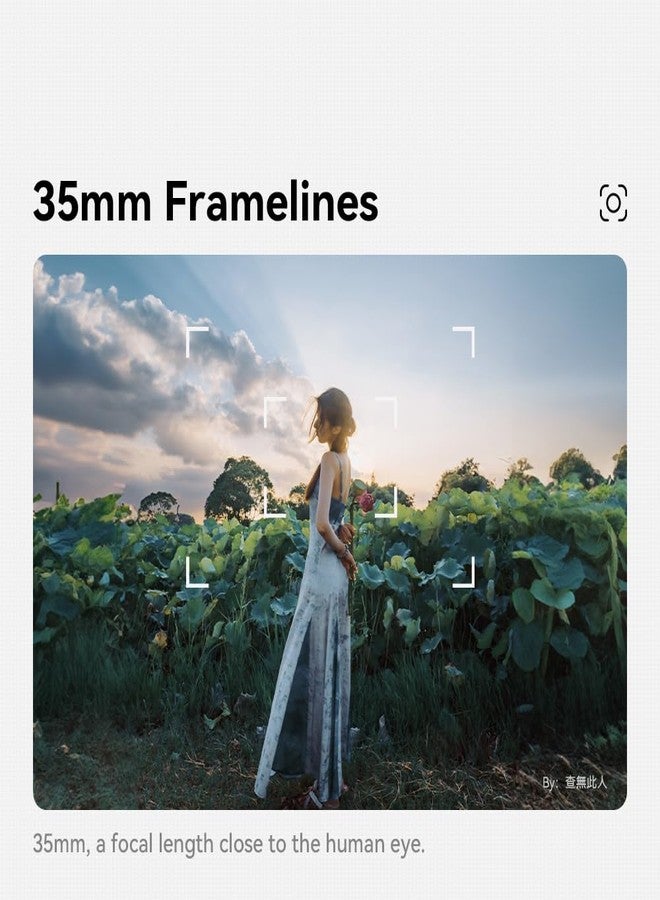 TTArtisan 35mm Viewfinder with Precise Framelines Compatible with Universal Cold Shoe Mount Compatible with Ricoh GR2, GR3, GR4, Panasonic S9, Leica, Furenda M Rangefinder Camera - Image 3
