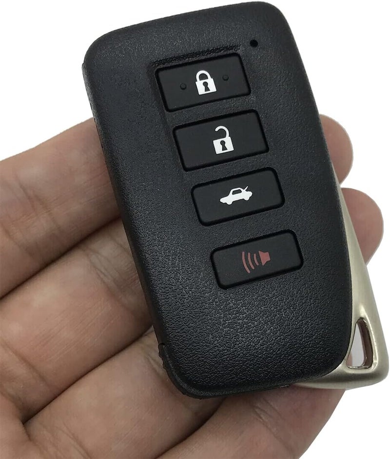 vurbemes غطاء مفتاح بديل للدخول بدون مفتاح مناسب لـ Lexus UX NX RX GX LX is ES GS LS RC350 F Sport NX300h ES350 GS350 2016-2013 GS300h GS450h غلاف مفتاح التحكم عن بعد الذكي - Image 4