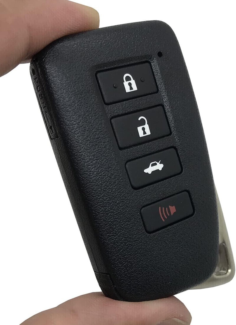 vurbemes غطاء مفتاح بديل للدخول بدون مفتاح مناسب لـ Lexus UX NX RX GX LX is ES GS LS RC350 F Sport NX300h ES350 GS350 2016-2013 GS300h GS450h غلاف مفتاح التحكم عن بعد الذكي - Image 3