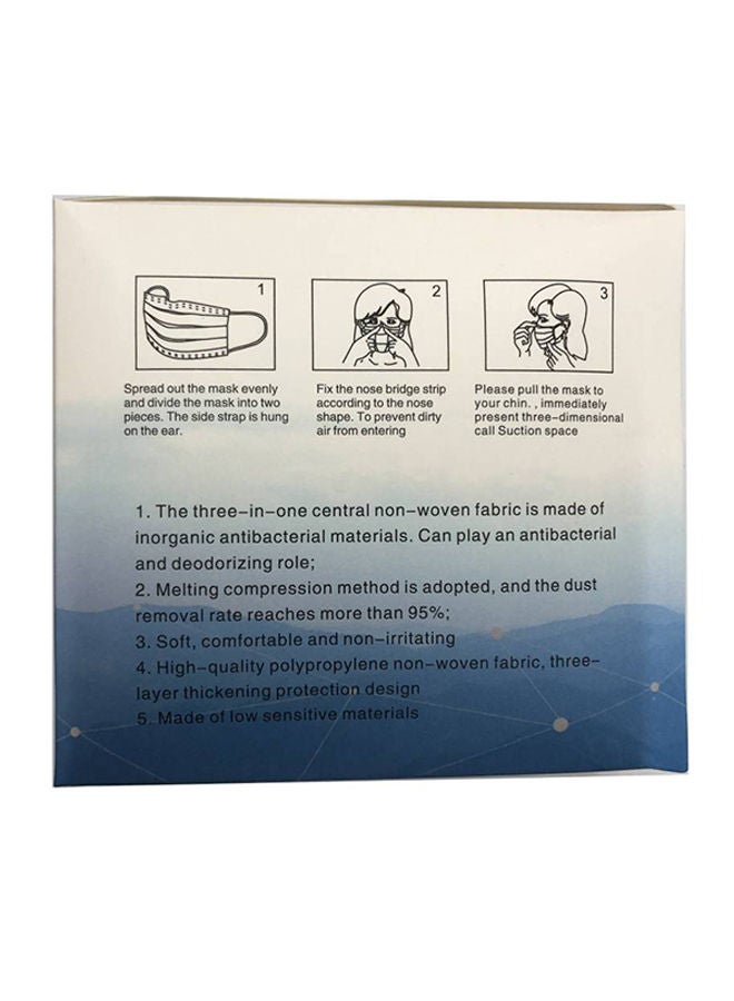 NIBEMINENT 50-Piece Disposable Face Mask - Image 4