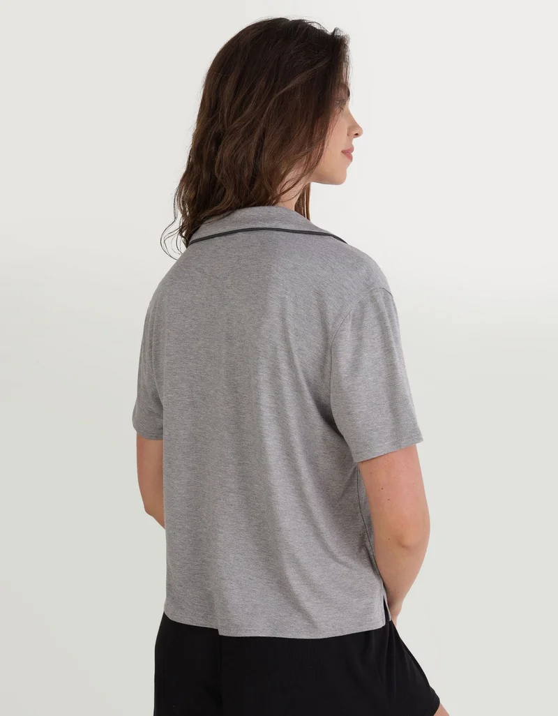 Aerie  Aerie Real Soft® Short Sleeve Pajama Shirt for Women | Best Price UAE