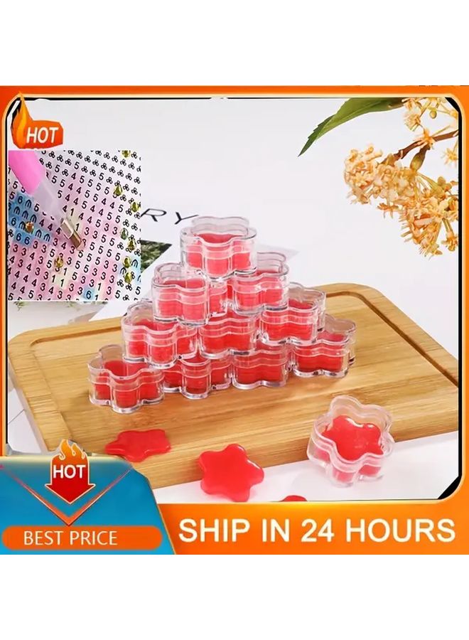 Red Diamond Painting Set 3Pcs DIY Art Clay Rhinestone Geometric Space Theme - Image 1