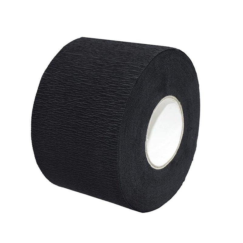 100 PcsRoll Barber Neck Paper Professional Disposable Black Waterproof Stretchy Band Neck Strip for Salon Haircut Styling