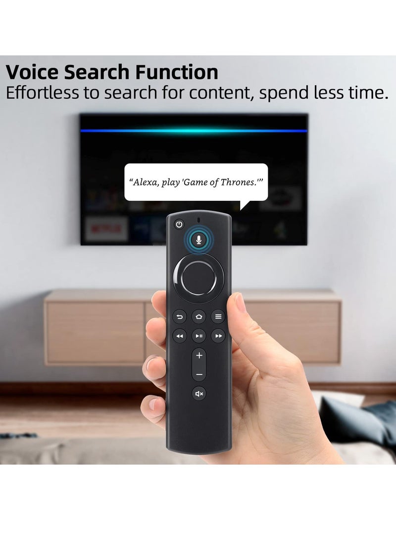 Voice Remote Control Replacement Compatible with 2nd Gen Streaming Cube, 1st Gen Streaming Cube, Streaming Stick, and 4K Streaming Stick – Smart Control with Voice Search, Volume, and TV Power Buttons, Bluetooth Pairing, Quick Setup - Image 2