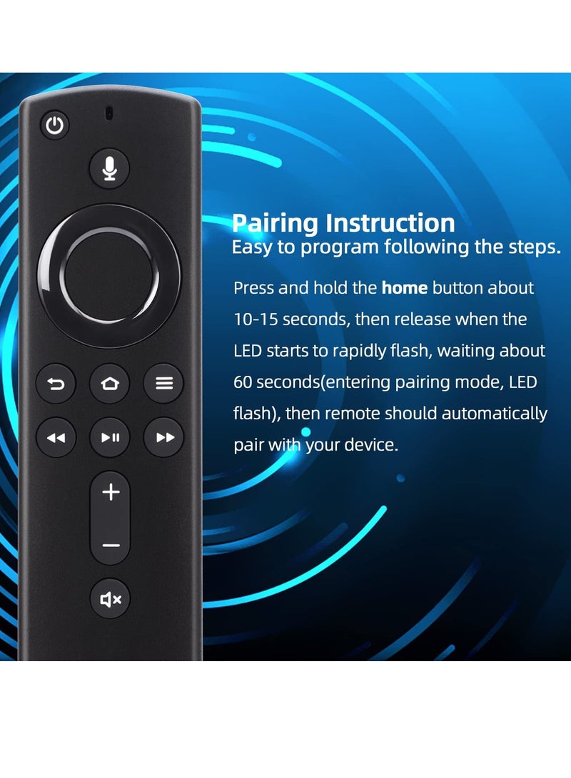 Voice Remote Control Replacement Compatible with 2nd Gen Streaming Cube, 1st Gen Streaming Cube, Streaming Stick, and 4K Streaming Stick – Smart Control with Voice Search, Volume, and TV Power Buttons, Bluetooth Pairing, Quick Setup - Image 3