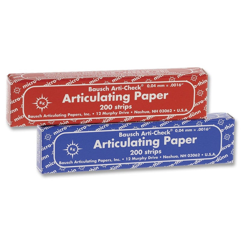 BAUSCH Articulating Papers BK09 Articulating Paper Micro-Thin Booklets Blue 200/pk - Image 2