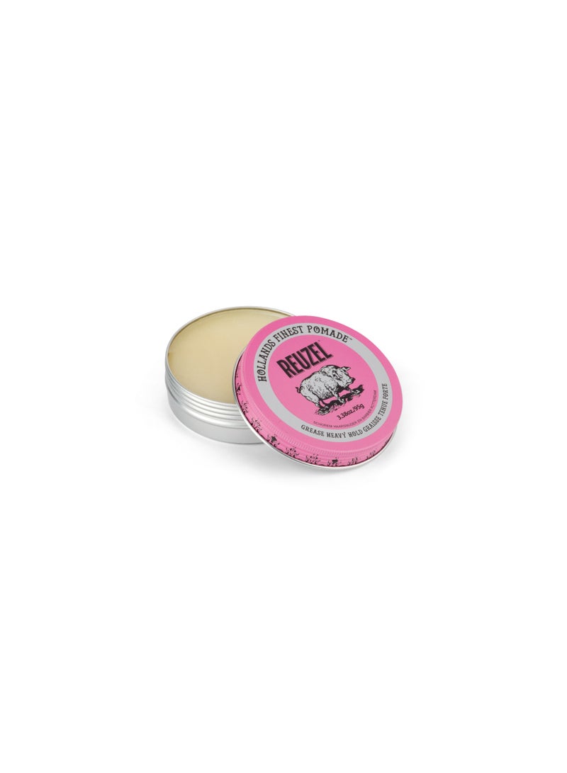 Reuzel Pink Heavy Grease - 3.38oz/95g - Image 2