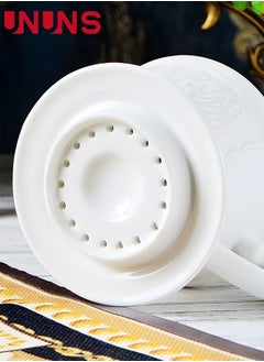 UNUNS V60 Pour Over Coffee Dripper,Paper Cone Filters,Ceramic Slow Brewing Accessories For Home,Cafe,Restaurants  - Image 3