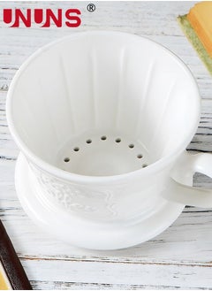 UNUNS V60 Pour Over Coffee Dripper,Paper Cone Filters,Ceramic Slow Brewing Accessories For Home,Cafe,Restaurants  - Image 2