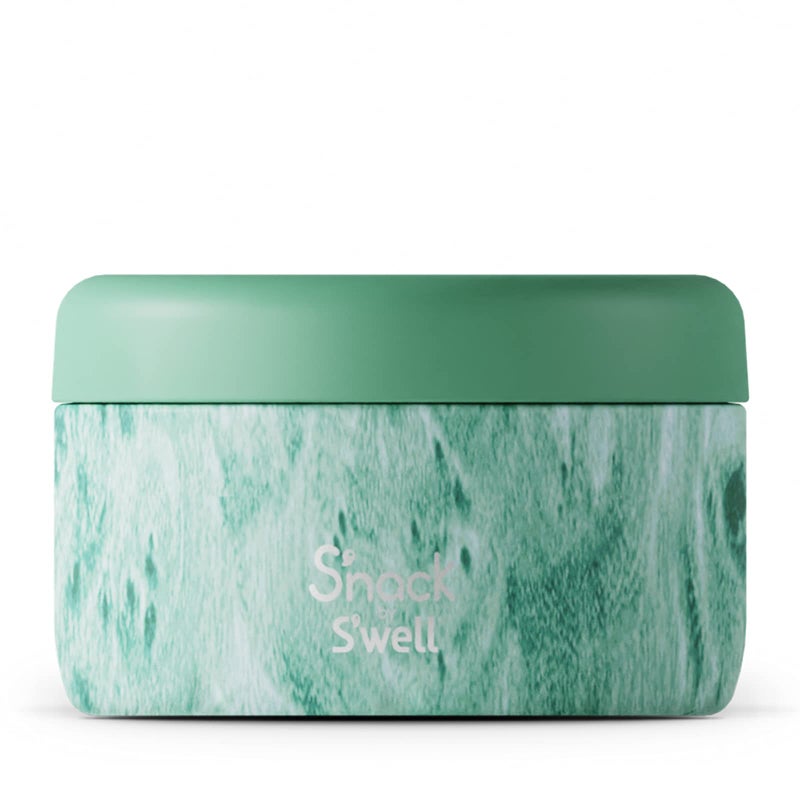 S'well S'nack Stainless Steel Food Container - 10 Oz - Peppermint Tree - Double-Layered Insulated Bowls Keep Food Cold for 10 Hours and Hot for 4 - BPA-Free - Image 1