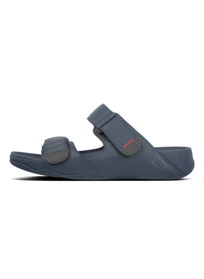 FitFlop - 049-256 Fitflop Mens Sandals Gogh Moc Slide L05-399 Navy - Image 1