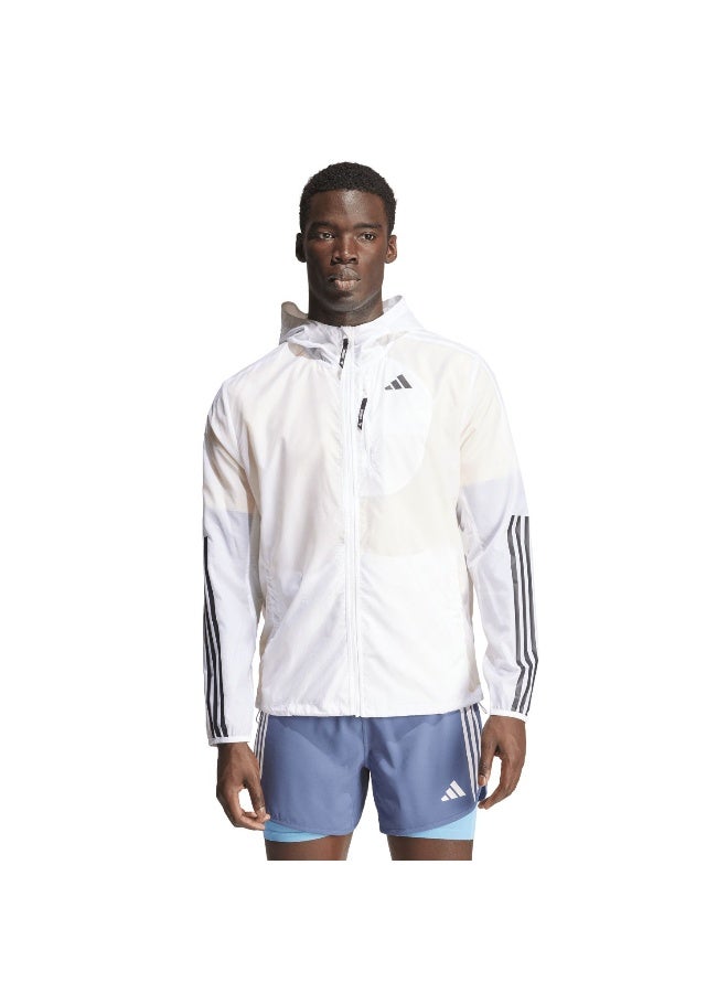 Adidas Adidas Otr E 3S Jkt White Running Jackets For Men Xs  - Image 3