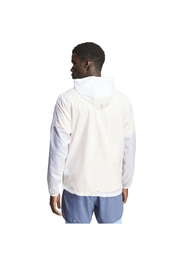 adidas جاكيت جري Otr E 3S أبيض للرجال مقاس XS