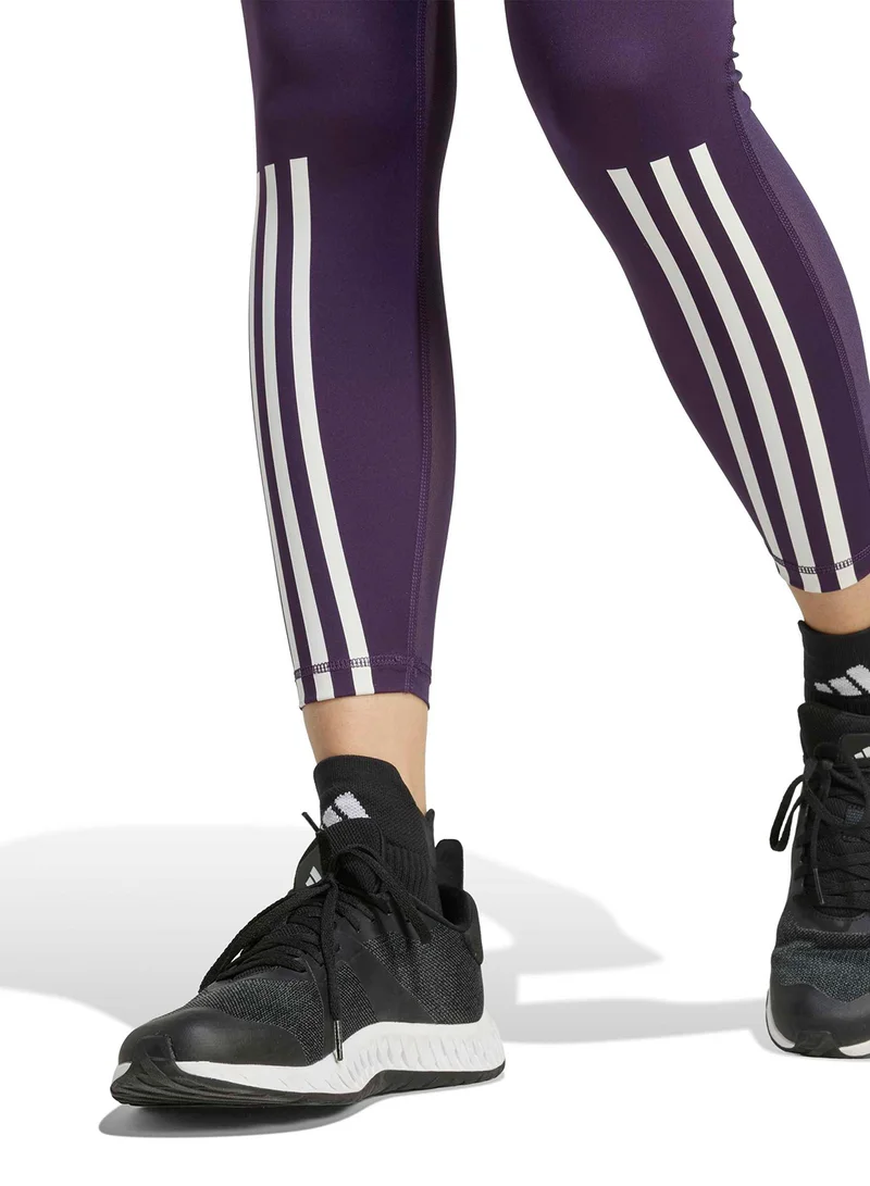 adidas Techfit 3 Stripe 7/8 Leggings