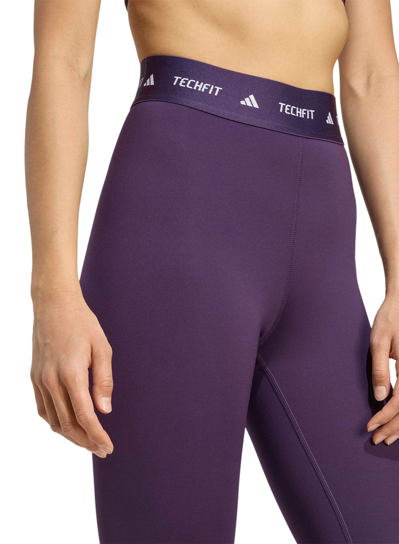 Adidas Techfit 3 Stripe 7/8 Leggings - Image 3