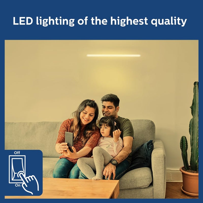 Philips أنبوب LED مضغوط 4 قدم 20 واط | 3 ألوان في 1 أنبوب LED | أنبوب تغيير المشهد للمنزل والديكور | اللون: أبيض قابل للتعديل، عبوة من 1 - Image 5