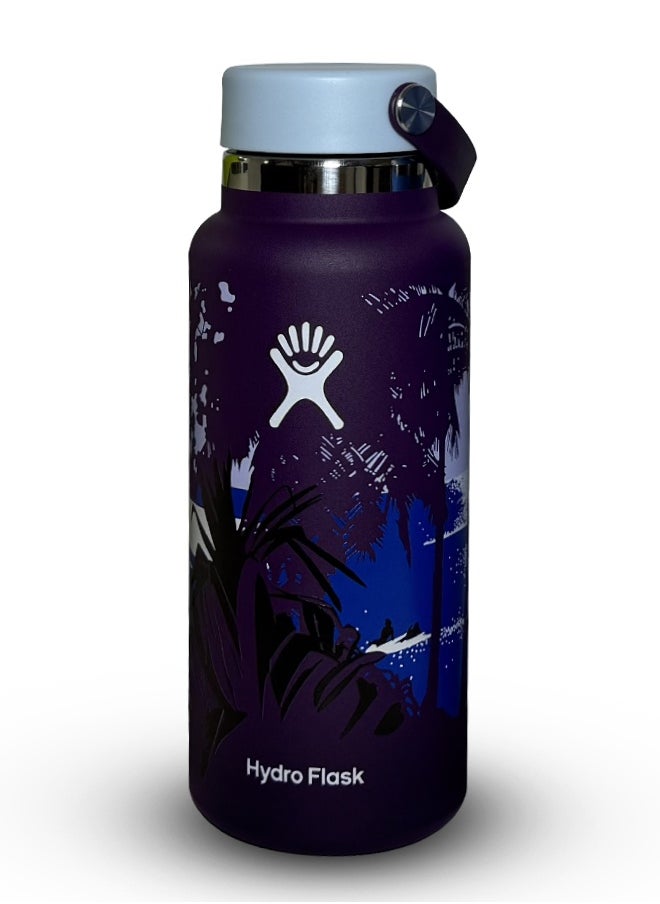 Hydro Flask 32OZ(946ml) Wide Mouth leakproof insulated stainless steel hot water bottle mug with sip lid for hot drinks, tea, coffee on the go to work, school, car, travel and sports  - Image 2