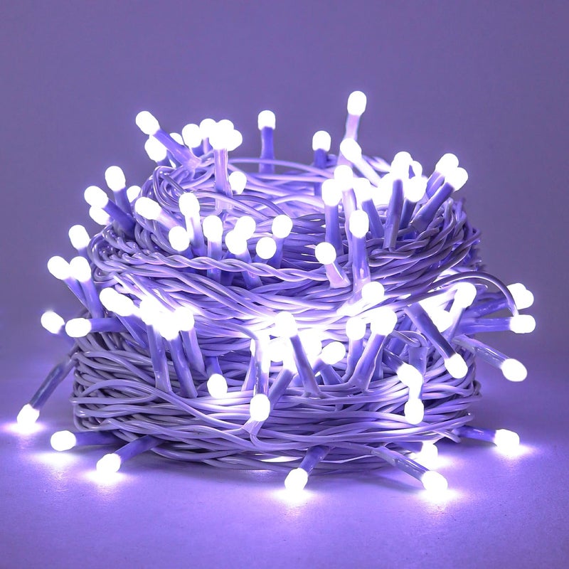 Lexton Lexton Lunar Ultra Bright String LightFairy Light 75 LED Plug Sourced Best for Home Decorative Indoor Outdoor Decoration Diwali Christmas Wedding Light Pack of 2 White  - Image 1