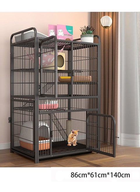 Stackable Heavy Duty Luxury Foldable Pet Cage with Door