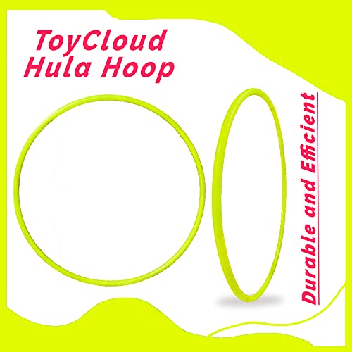 Toy Cloud Octa Design 8 Inter-lockable Pieces Adjustable Hula Hoop for Adults Exercise (4 Size, 18-29 Inch, Fluorescent) - Image 5