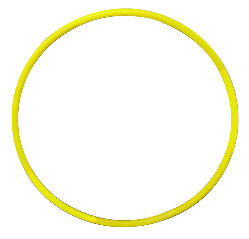 Toy Cloud Octa Design 8 Inter-lockable Pieces Adjustable Hula Hoop for Adults Exercise (4 Size, 18-29 Inch, Fluorescent) - Image 1