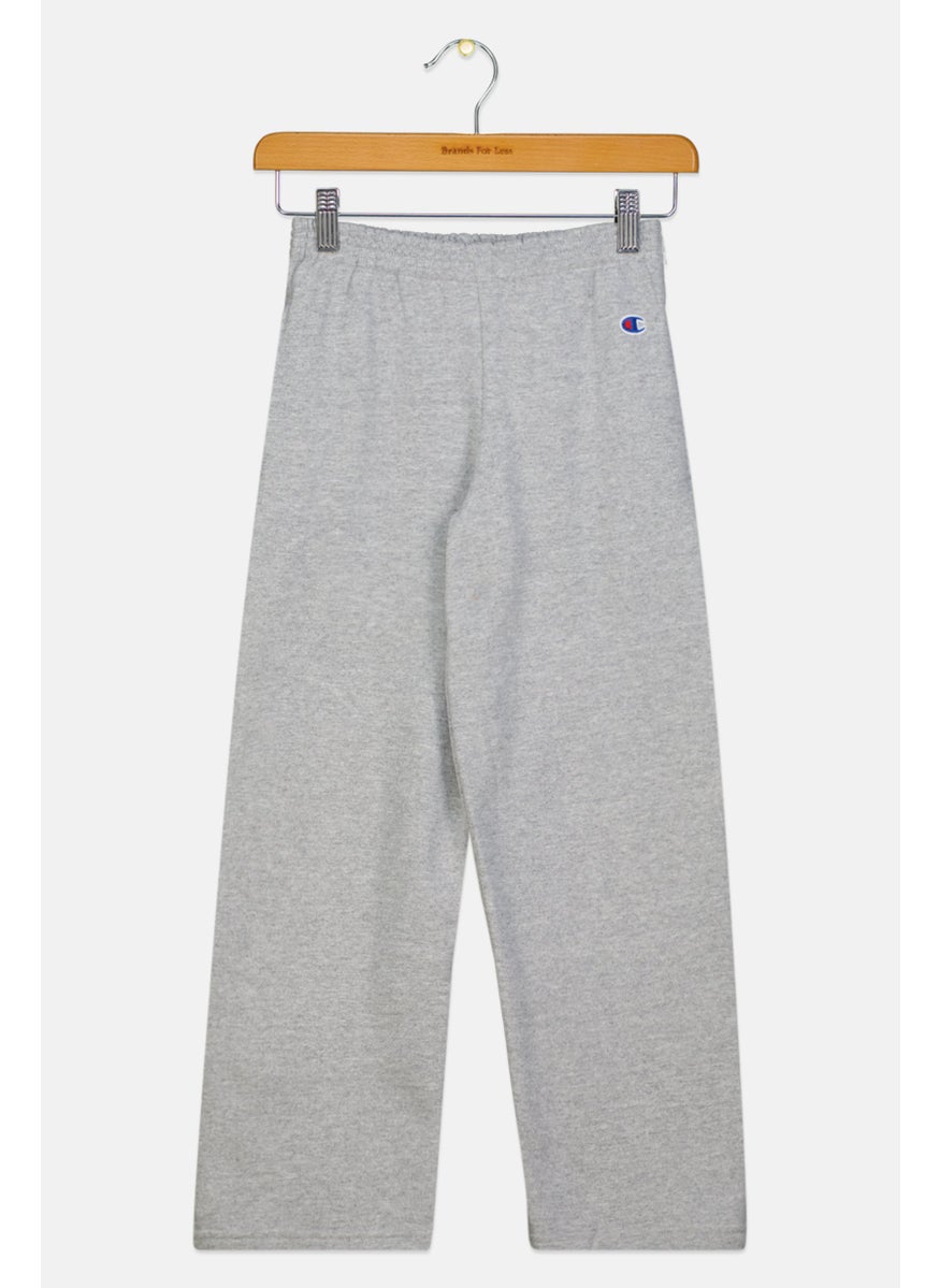 Champion Kids Boy Sportswear Fit Outdoor Sweatpants, Heather Grey  - Image 1
