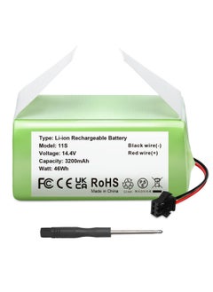 FirstPower Firstpower 144V 2800Mah Battery Compatible With Eufy Robovac 11S 11S Plus 11S Max 12 15C Max 15C 30 30C Max G10 Hybrid G20 And Ecovacs Deebot N79Dn622 Not For 2 Prong Connector  - Image 1