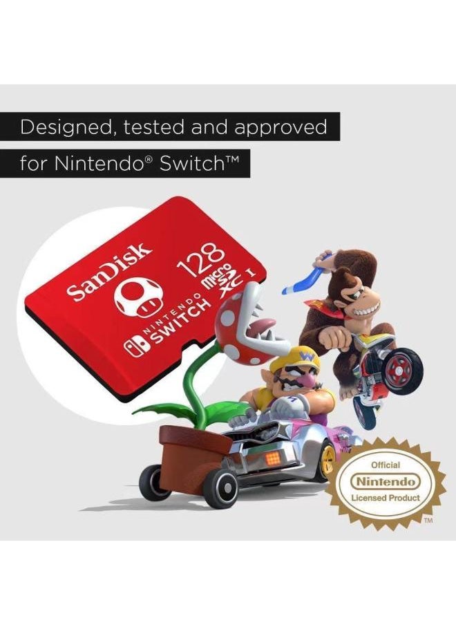 Sandisk 256G Nintendo Switch Joint Special TF HiGh-speed Sd Card 256G Game CoNSole Ns Memory Card Suitable-Color:Yellow-Capacity:256GB