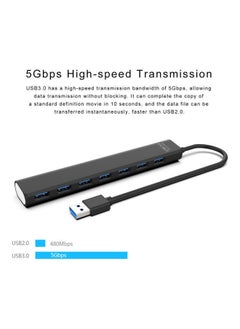نيبمينينت موزع USB متعدد المنافذ للشحن الآمن ونقل البيانات لأجهزة النوت بوك أسود  - Image 5